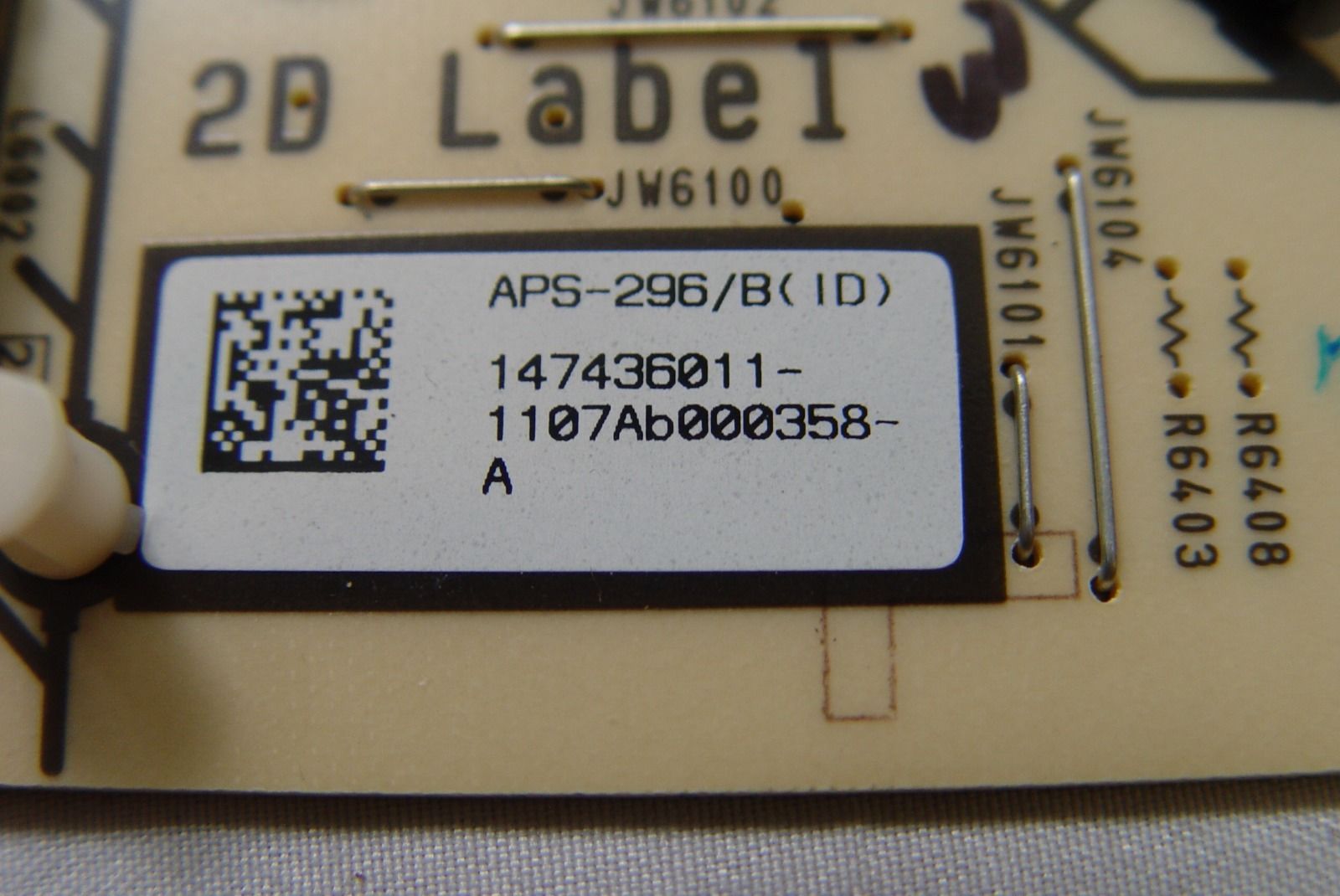 Sony 1-474-360-11 (APS-296) G5 Netzteil für KDL-46EX620